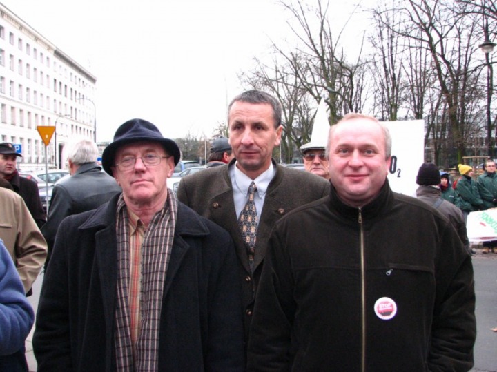 Protest pod Sejmem 2 grudzień 2009